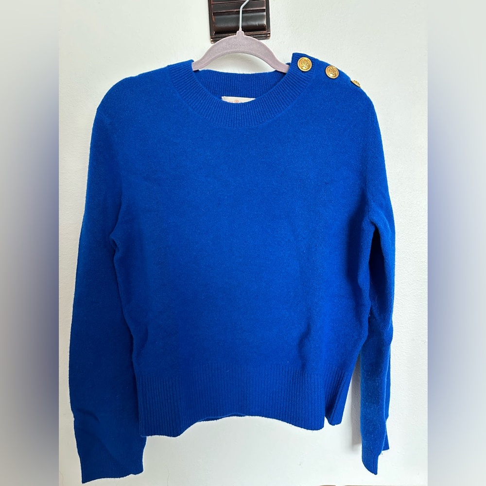 Tory Burch Blue Pullover